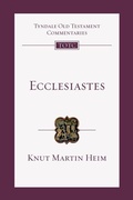 Cover: Ecclesiastes: Volume 18 - IVP Academic