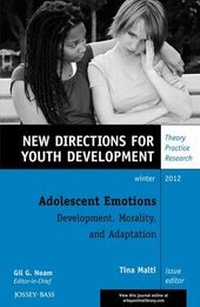 Enlarge image Cover: Adolescent Emotions: Development, Morality, and Adaptation - Jossey-Bass