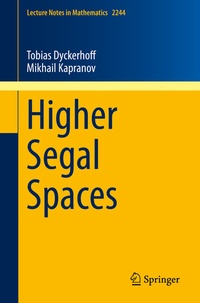 Abbildung von: Higher Segal Spaces - Springer
