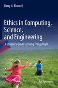 Cover: Ethics in Computing, Science, and Engineering - Springer
