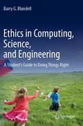 Cover: Ethics in Computing, Science, and Engineering - Springer