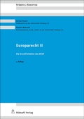 Cover: Europarecht II - St&auml;mpfli Verlag AG