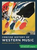 Cover: Concise History of Western Music - W. W. Norton & Company Inc.