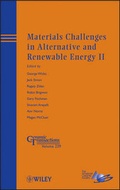Cover: Materials Challenges in Alternative and Renewable Energy II - Ceramic Transactions V239 - Wiley