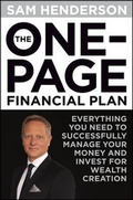 Cover: The One Page Financial Plan - Wrightbooks
