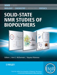 Abbildung von: Solid State NMR Studies of Biopolymers - Wiley
