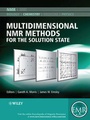Cover: Multidimensional NMR Methods for the Solution State - Wiley