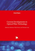 Cover: Current Developments in Optical Fiber Technology - In Tech