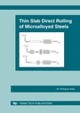 Cover: Thin Slab Direct Rolling of Microalloyed Steel - Trans Tech Publications Ltd
