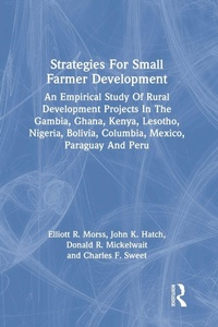 Enlarge image Cover: Strategies For Small Farmer Development - Routledge
