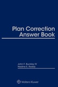 Cover: Plan Correction Answer Book - Wolters Kluwer Law & Business
