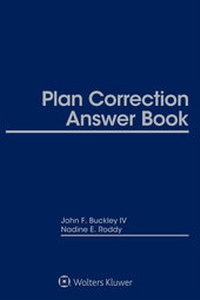 Abbildung von: Plan Correction Answer Book - Wolters Kluwer Law & Business