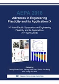 Cover: Advances in Engineering Plasticity and its Application IX - Trans Tech Publications Ltd