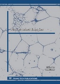 Enlarge image Cover: Planar-Defect Energies - Trans Tech Publications Ltd