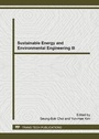 Cover: Sustainable Energy and Environmental Engineering III - Trans Tech Publications Ltd