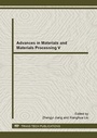 Cover: Advances in Materials and Materials Processing V - Trans Tech Publications Ltd