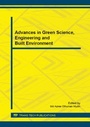 Cover: Advances in Green Science, Engineering and Built Environment - Trans Tech Publications Ltd