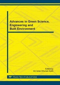 Enlarge image Cover: Advances in Green Science, Engineering and Built Environment - Trans Tech Publications Ltd