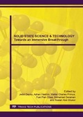 Cover: SOLID STATE SCIENCE & TECHNOLOGY Towards an Immersive Breakthrough - Trans Tech Publications Ltd