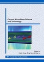 Cover: Current Micro-Nano Science and Technology - Trans Tech Publications Ltd