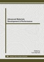 Cover: Advanced Materials Development & Performance - Trans Tech Publications Ltd