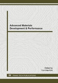 Enlarge image Cover: Advanced Materials Development & Performance - Trans Tech Publications Ltd