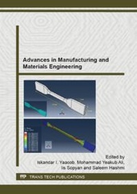 Enlarge image Cover: Advances in Manufacturing and Materials Engineering - Trans Tech Publications Ltd
