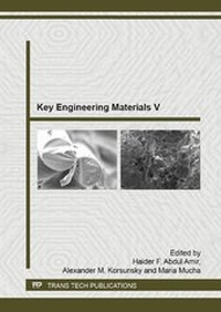Enlarge image Cover: Key Engineering Materials V - Trans Tech Publications Ltd