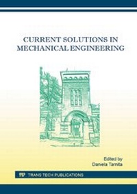 Enlarge image Cover: Current Solutions in Mechanical Engineering - Trans Tech Publications Ltd
