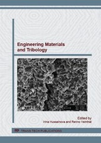 Enlarge image Cover: Engineering Materials and Tribology - Trans Tech Publications Ltd