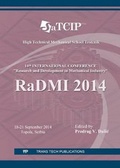 Cover: Research and Development in Mechanical Engineering - Trans Tech Publications Ltd