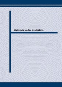 Enlarge image Cover: Materials under Irradiation - Trans Tech Publications Ltd