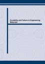 Cover: Durability and Failure in Engineering Materials - Trans Tech Publications Ltd