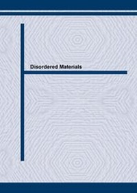 Enlarge image Cover: Disordered Materials - Trans Tech Publications Ltd