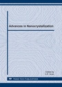 Cover: Advances in Nanocrystallization - Trans Tech Publications Ltd