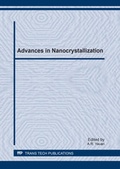 Cover: Advances in Nanocrystallization - Trans Tech Publications Ltd