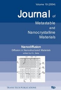 Enlarge image Cover: Nanodiffusion - Trans Tech Publications Ltd
