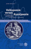 Cover: Volkspoesie versus Kunstpoesie - Universit&auml;tsverlag Winter