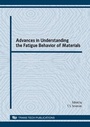 Cover: Advances in Understanding the Fatigue Behavior of Materials - Trans Tech Publications Ltd