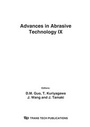 Cover: Advances in Abrasive Technology IX - Trans Tech Publications Ltd
