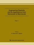 Cover: Engineering Plasticity and Its Applications - Trans Tech Publications Ltd