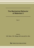 Cover: The Mechanical Behavior of Materials X - Trans Tech Publications Ltd