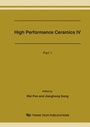 Cover: High-Performance Ceramics IV - Trans Tech Publications Ltd