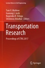 Cover: Transportation Research - Springer