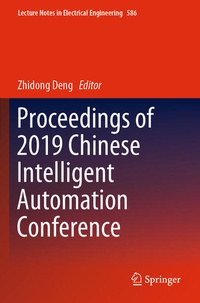 Enlarge image Cover: Proceedings of 2019 Chinese Intelligent Automation Conference - Springer