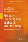 Cover: Advances in Computational Methods in Manufacturing - Springer