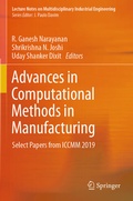 Cover: Advances in Computational Methods in Manufacturing - Springer