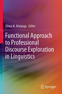 Abbildung von: Functional Approach to Professional Discourse Exploration in Linguistics - Springer