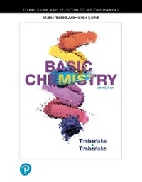 Enlarge image Cover: Student Study Guide and Selected Solutions Manual for Basic Chemistry - Pearson
