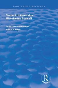 Abbildung von: Clement of Alexandria Miscellanies Book 7 - Routledge